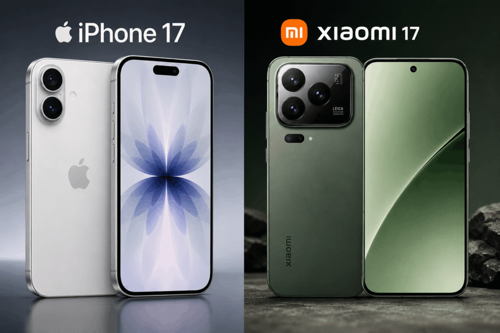 Xiaomi 17 VS i Phone 17